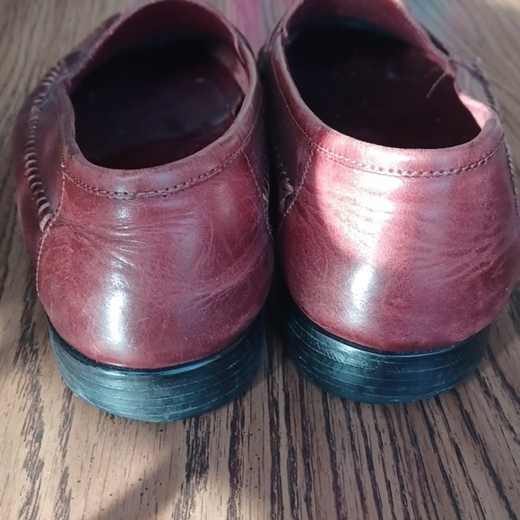 Giorgio Brutini Burgundy Leather Tassel Loafers main image 10